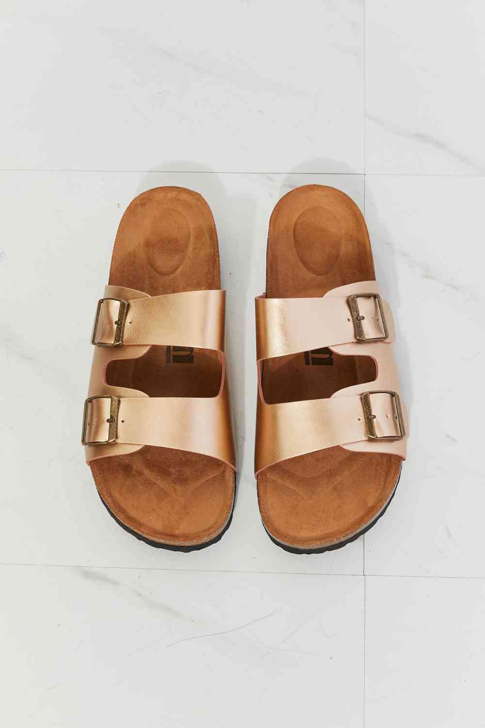 Gold Double-Banded Sandal